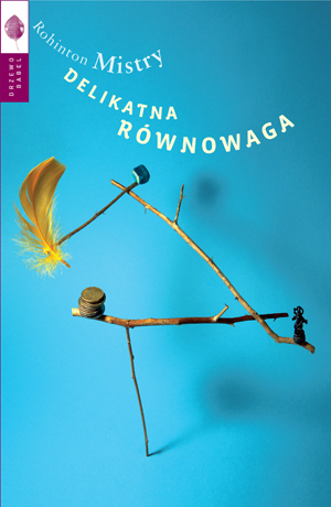 "Delikatna równowaga" - powiększona okładka ksiazki